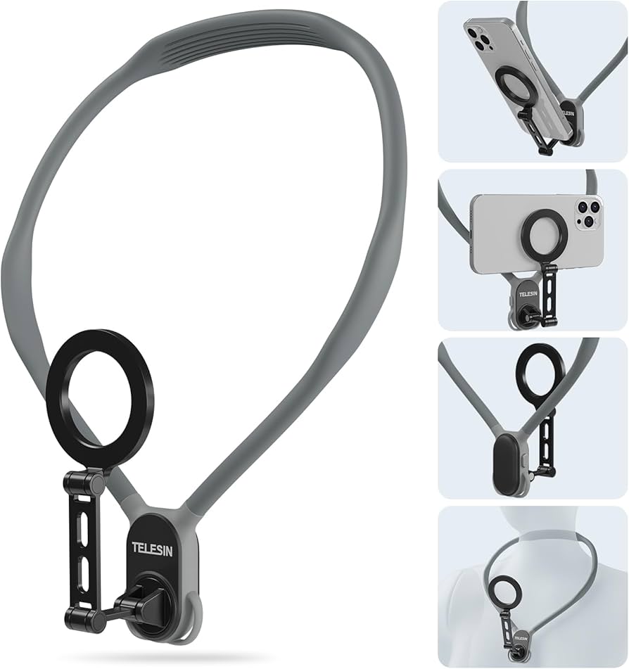 Telesin Smartphone Magnetic neck holder max - Imagen 4