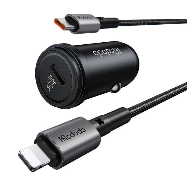 PD Fast Car (kit cargador de carro Mcdodo) 30w - Imagen 2