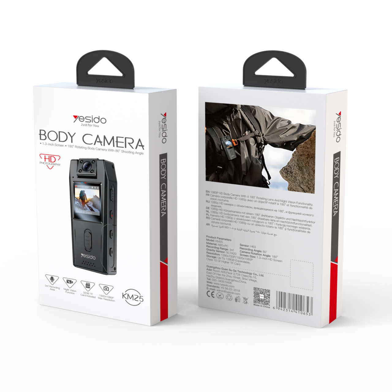 Body Camera yesido KM25