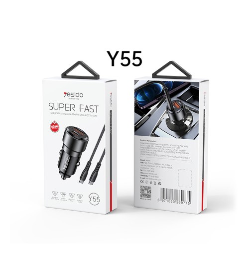Super Fast (cargador para carro) Y55